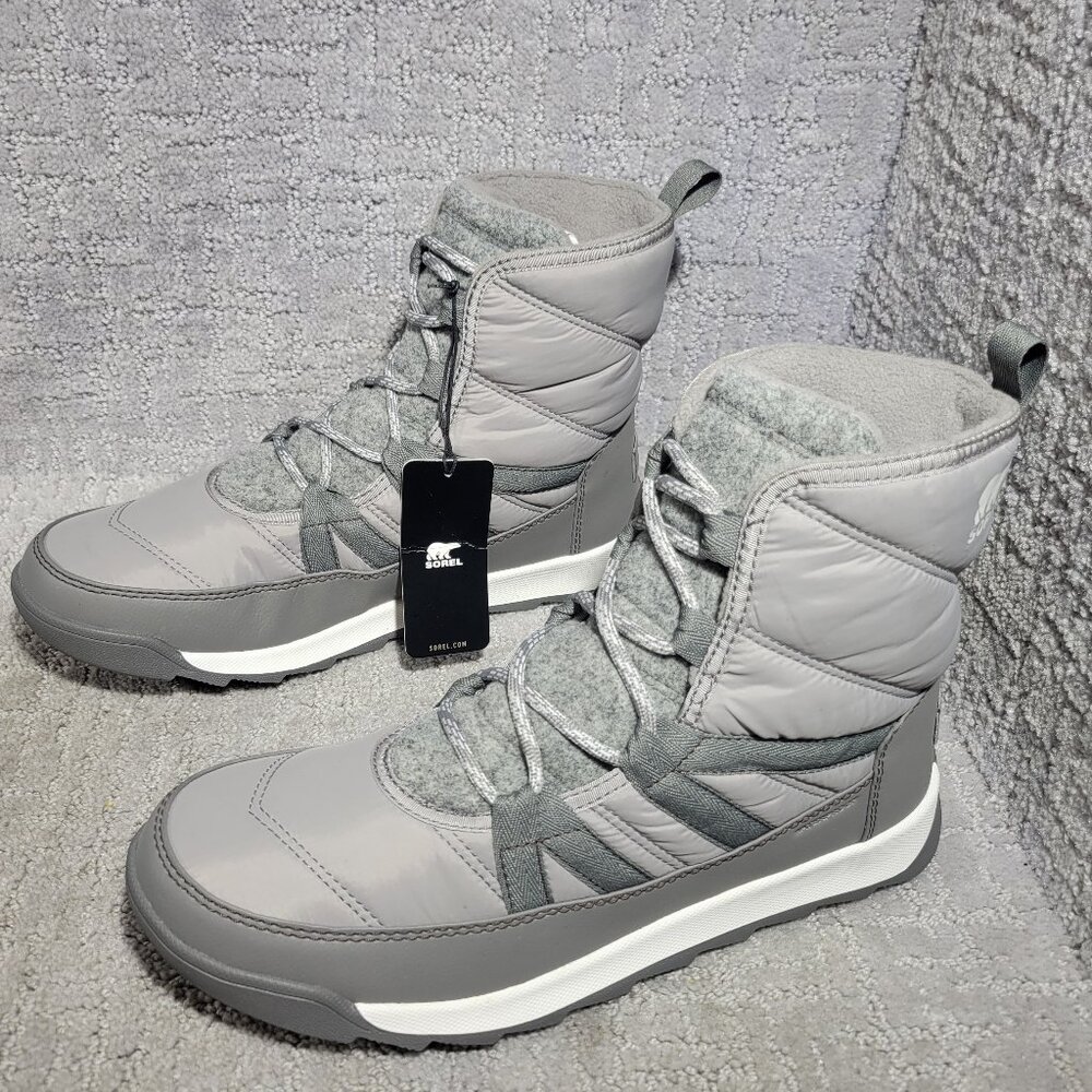 Sorel Women's Gray and White Winter Boots